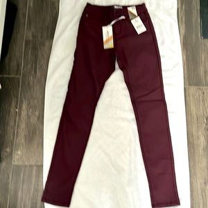 Brand New YMI Mid- Rise Skinny Jeans in Sangria Color Size Medium